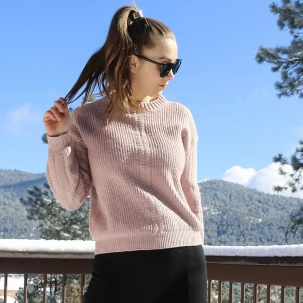 Tahari Lavender Sweater size S